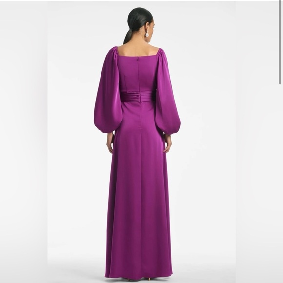 NWT Sachin & Babi Bryant Gown Dress Sparkling Wine Size 0 with Slit - Picture 5 of 16